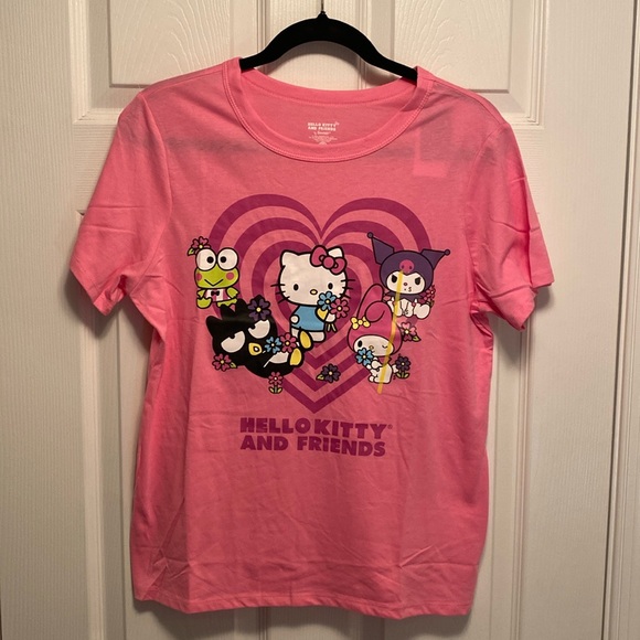 Sanrio Tops - Brand New Hello Kitty and Friends Pink Short Sleeve Tee…size S